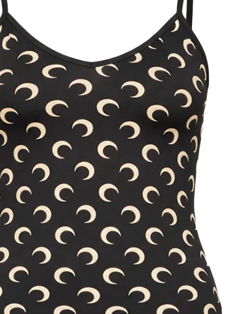Marine Serre Moon-print tank top - Black - zdjęcie produktu nr 2