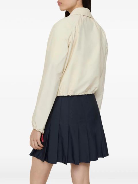 Burberry detachable hood equestrian knight jacket - Neutrals