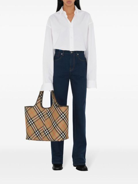 Burberry medium Vintage Check tote bag - Neutrals