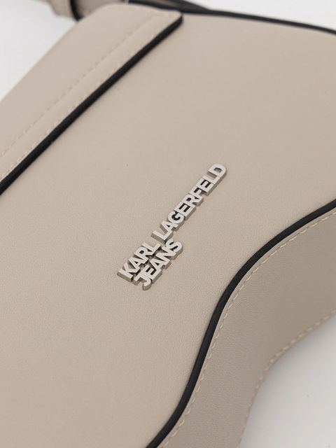 Karl Lagerfeld Jeans torebka kolor beżowy A4W30149