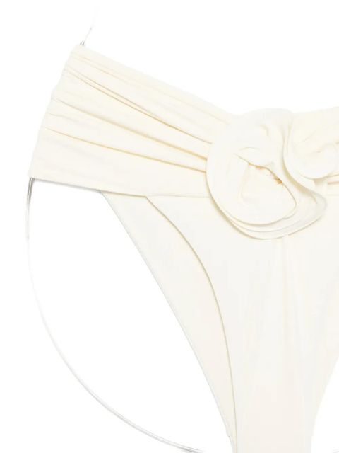 La Reveche Derya ruched bikini - Neutrals