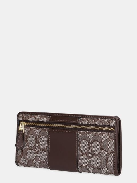 Coach portfel damski kolor brązowy CCC98