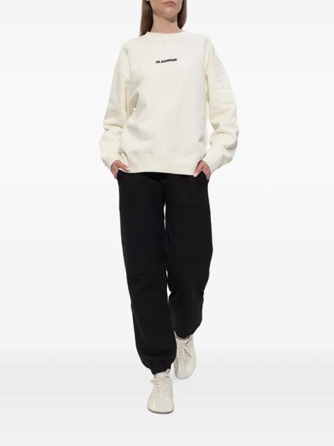 Jil Sander drawstring embroidered track pants - Black - zdjęcie produktu nr 2