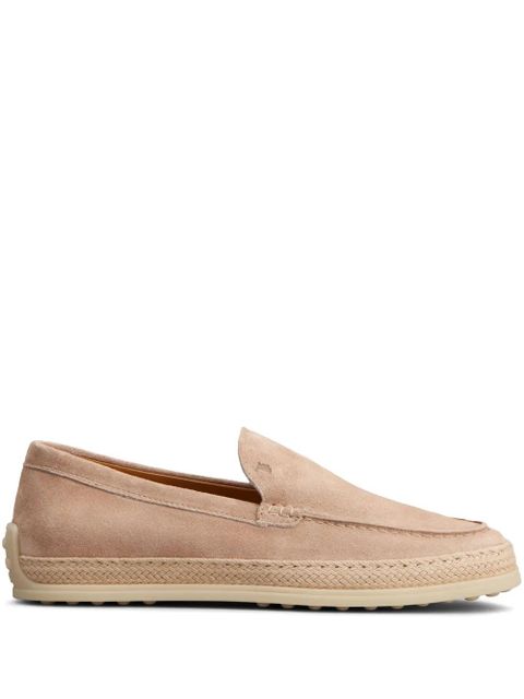 Tod's logo-debossed leather loafers - Neutrals - zdjęcie produktu nr 1