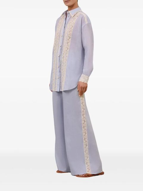 ZIMMERMANN Everly trousers - Blue