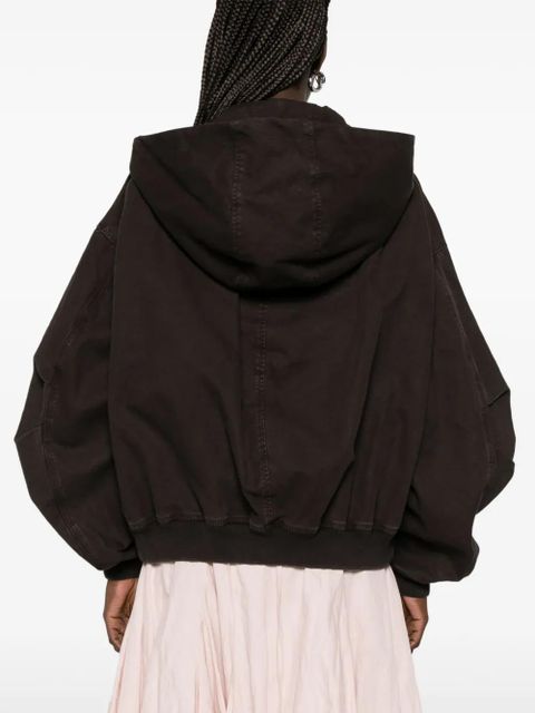 The Attico hooded bomber jacket - Brown - zdjęcie produktu nr 2