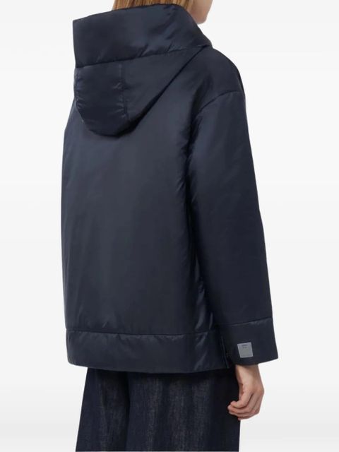 Max Mara hooded padded coat - Blue