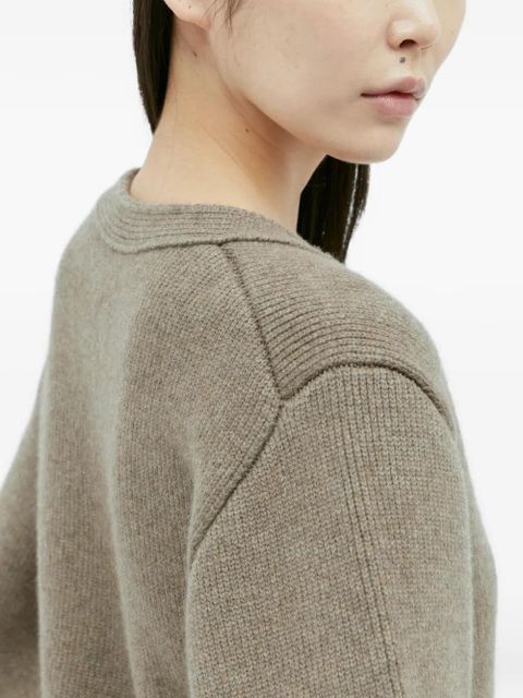 KHAITE The Scarlet cashmere cardigan - Neutrals