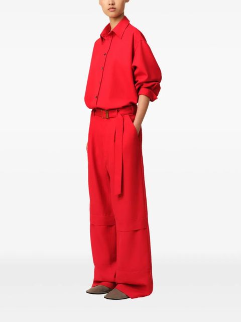 AMI Paris cargo trousers - Red