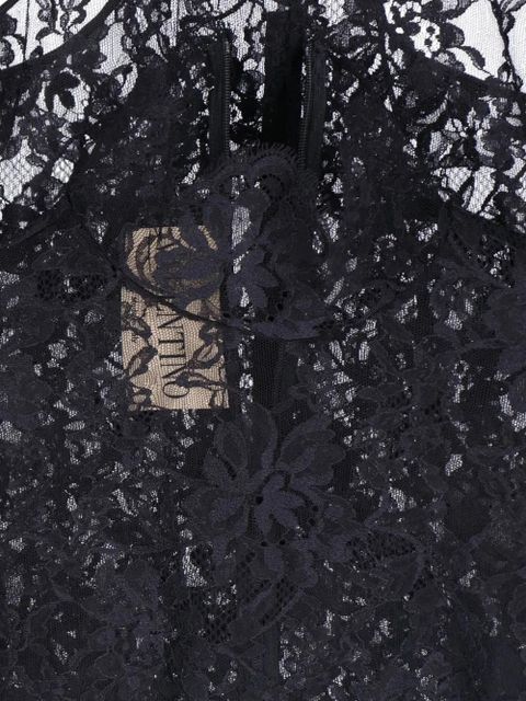 Valentino Garavani lace long-sleeves bodysuit - Black