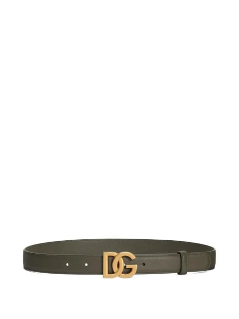 Dolce & Gabbana logo-buckle belt - Green - zdjęcie produktu nr 1