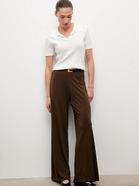 Answear.LAB bluzka damska kolor beżowy gładka