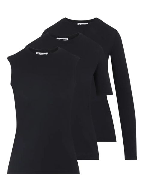 Jil Sander cotton T-shirts (set of three) - Black