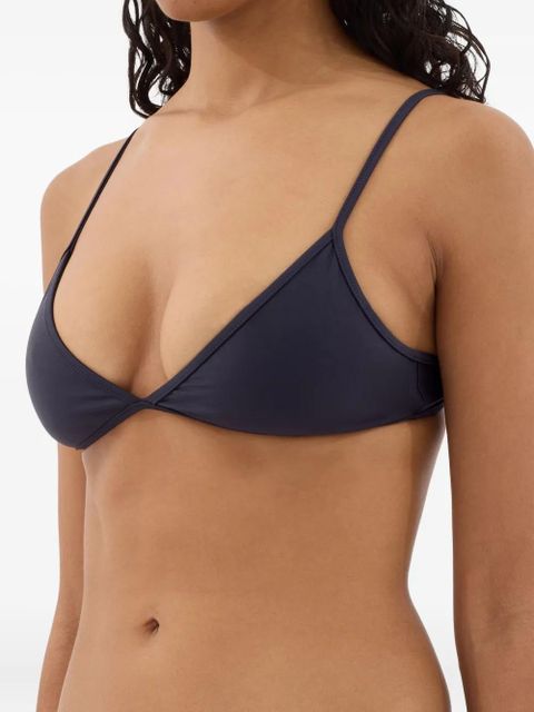 Sunnei triangle reversible bikini top - Blue