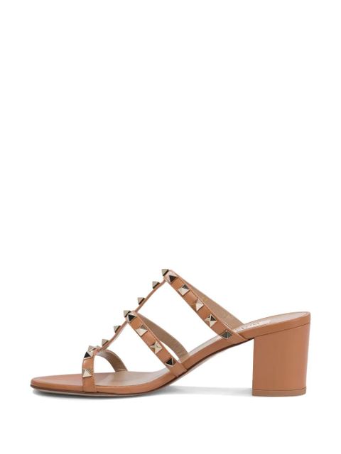 Valentino Garavani 60mm Rockstud sandals - Brown