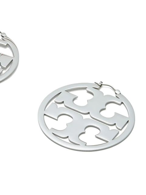 Tory Burch Miller hoop earrings - Silver