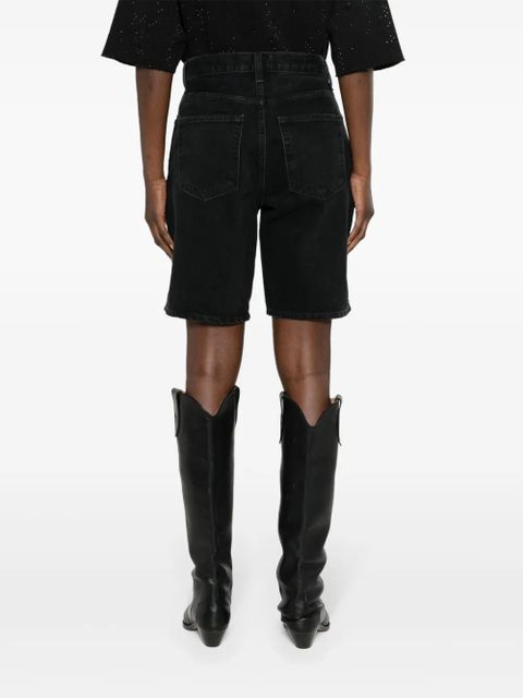 AGOLDE Vida high-rise denim shorts - Black