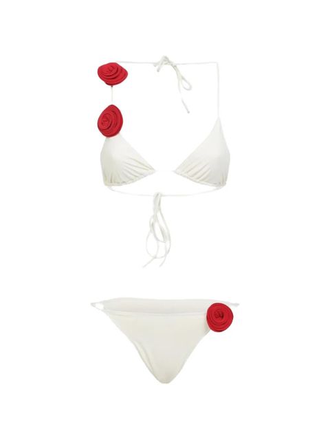 La Reveche floral-appliqué bikini - White - zdjęcie produktu nr 1