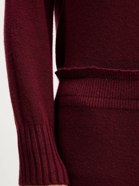 Haveone komplet damski kolor bordowy HNC-P004