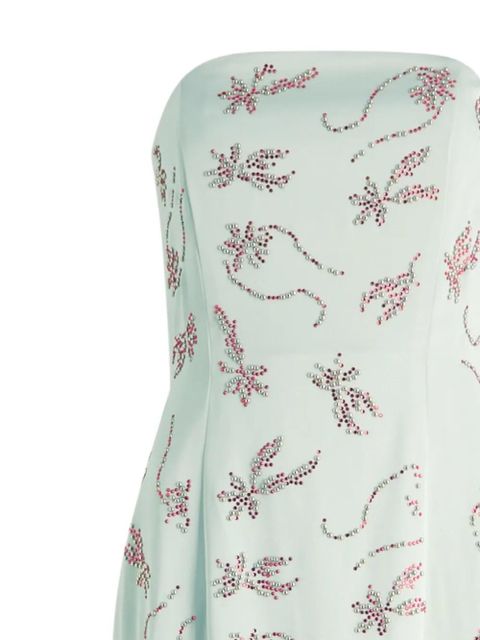 16Arlington Frasia embellished strapless maxi dress - Blue