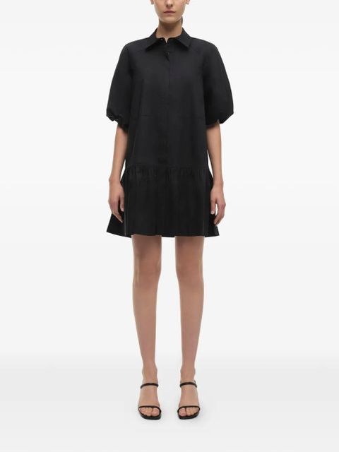 Simkhai Crissy button-fastening mini dress - Black - zdjęcie produktu nr 2