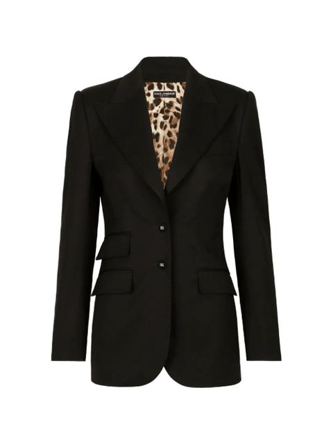 Dolce & Gabbana Turlington single-breasted blazer - Black - zdjęcie produktu nr 1