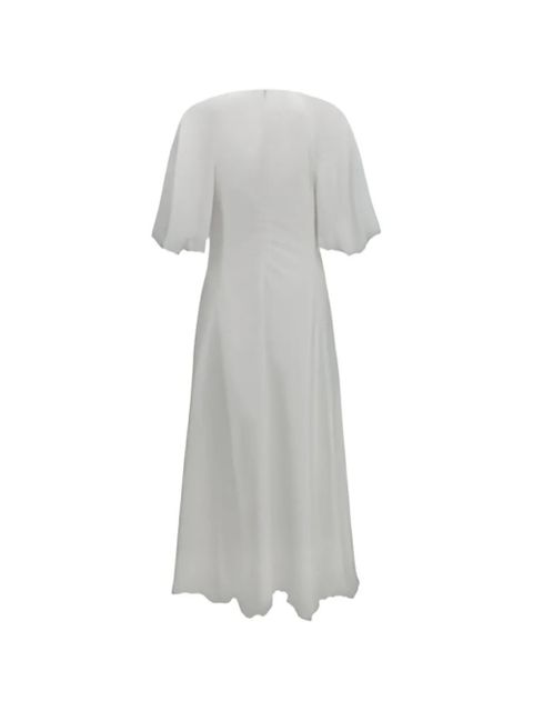 Gabriela Hearst Ansel frayed-edge midi dress - White - zdjęcie produktu nr 2