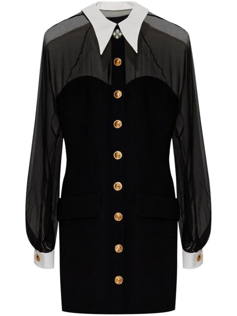 Versace panelled bustier mini dress - Black - zdjęcie produktu nr 1