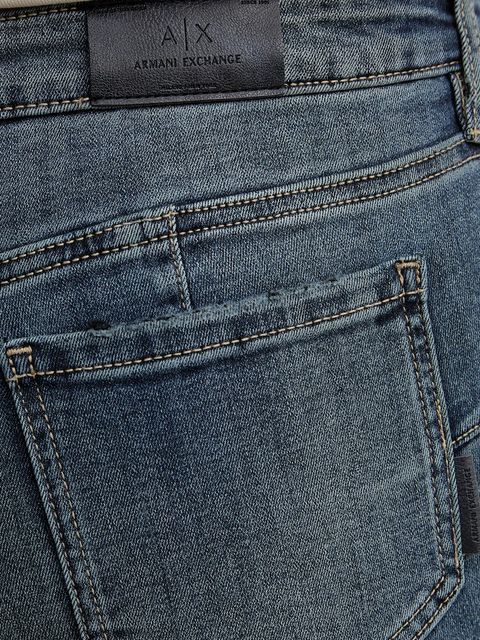Armani Exchange jeansy damskie kolor niebieski XW000129 AF10863