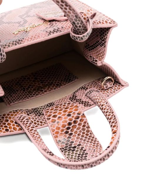 MC2 Saint Barth snakeskin top handle tote bag - Pink