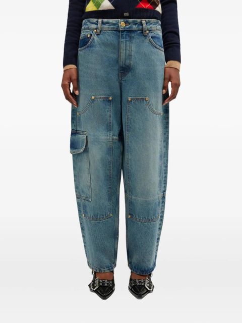 GANNI panelled jeans - Blue - zdjęcie produktu nr 2