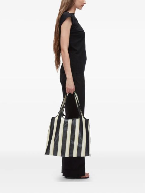 3.1 Phillip Lim medium Market stripe tote bag - Green