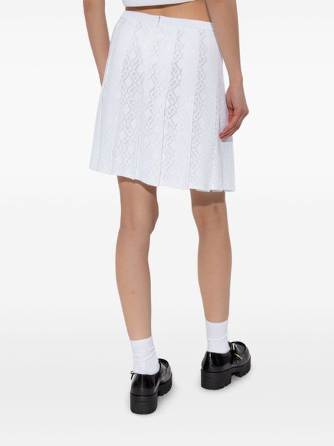 Givenchy pleated mini skirt - White
