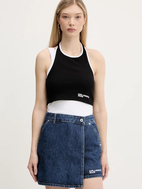 Karl Lagerfeld Jeans top kolor czarny A3W17046 - zdjęcie produktu nr 1