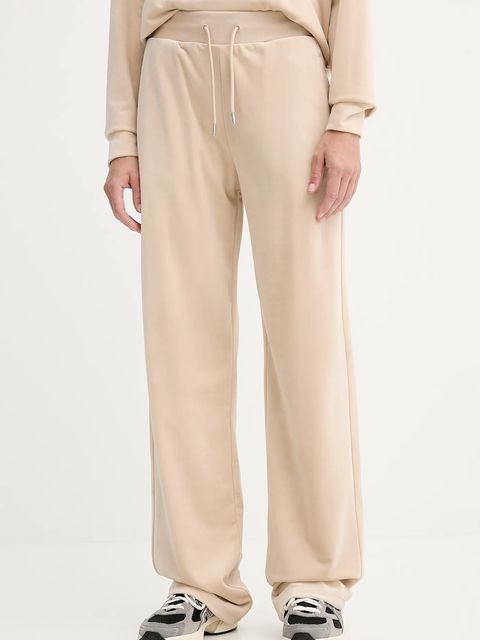 Guess spodnie dresowe COUTURE damskie kolor beżowy gładkie V3BB26 K0232 - zdjęcie produktu nr 1