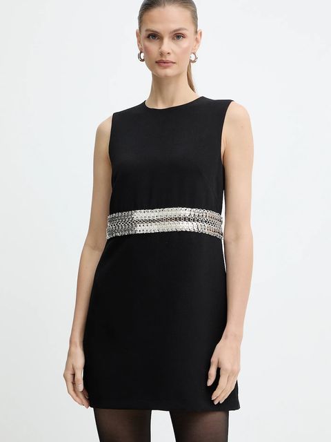 Pinko sukienka kolor czarny mini prosta 105956 A2YH - zdjęcie produktu nr 1