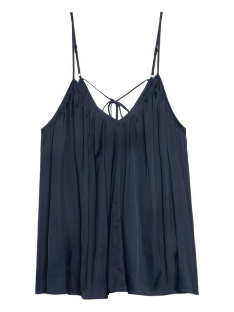 Zadig&Voltaire Cym satin top - Blue - zdjęcie produktu nr 1