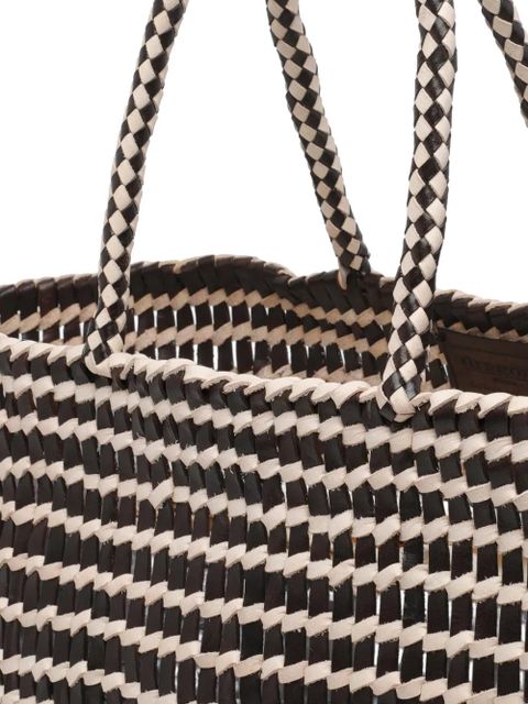 DRAGON DIFFUSION Terrafino intrecciato shoulder bag - Brown