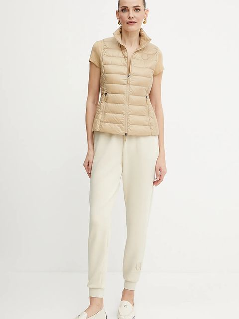 Armani Exchange t-shirt bawełniany kolor beżowy - zdjęcie produktu nr 2