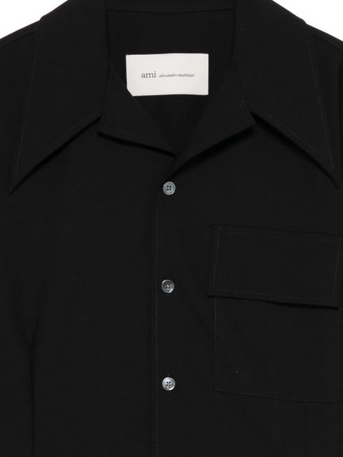 AMI Paris pocket shirt - Black