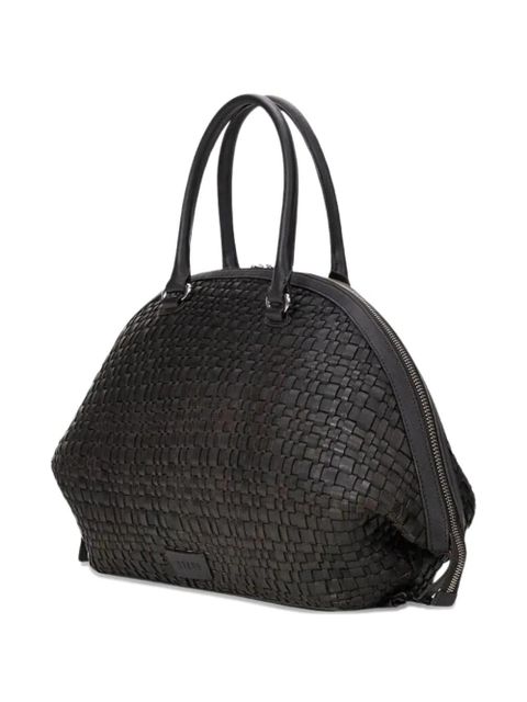 STAUD Hester woven tote bag - Brown