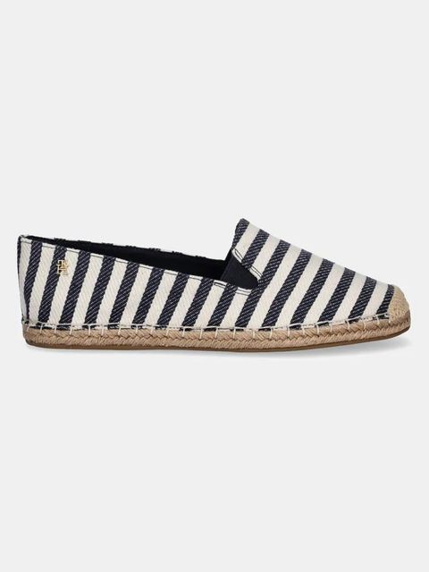 Tommy Hilfiger espadryle NAUTICAL STRIPE ESPADRILLE kolor granatowy FW0FW08653