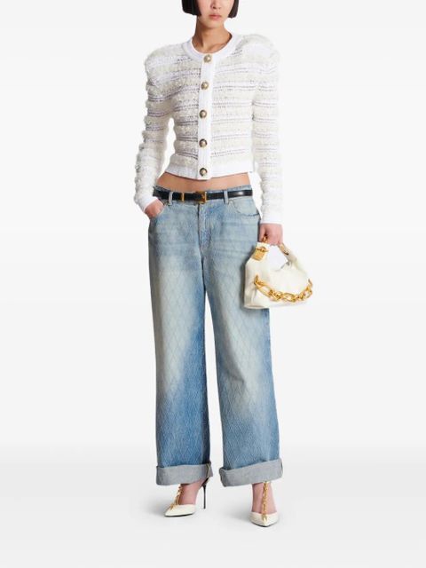 Balmain mini Sync tote bag - Neutrals