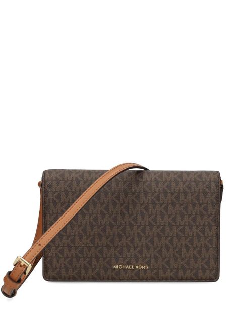 Michael Kors monogram-logo crossbody bag - Brown - zdjęcie produktu nr 1