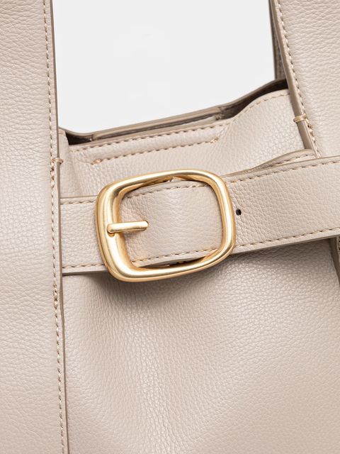 Calvin Klein torebka kolor beżowy LV04F3295G