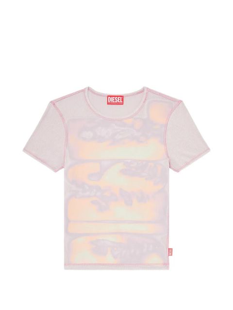 Diesel graphic-print T-shirt - Purple - zdjęcie produktu nr 1