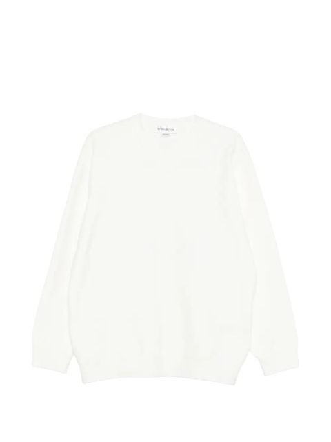 Victoria Beckham V-neck long-sleeve sweatshirt - White - zdjęcie produktu nr 1