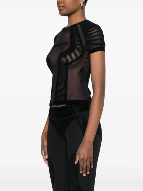 MISBHV flocked mesh T-shirt - Black