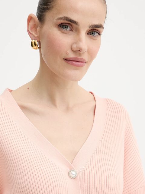 Guess kardigan HANNA damski kolor pomarańczowy W5YR07 Z2ZK2