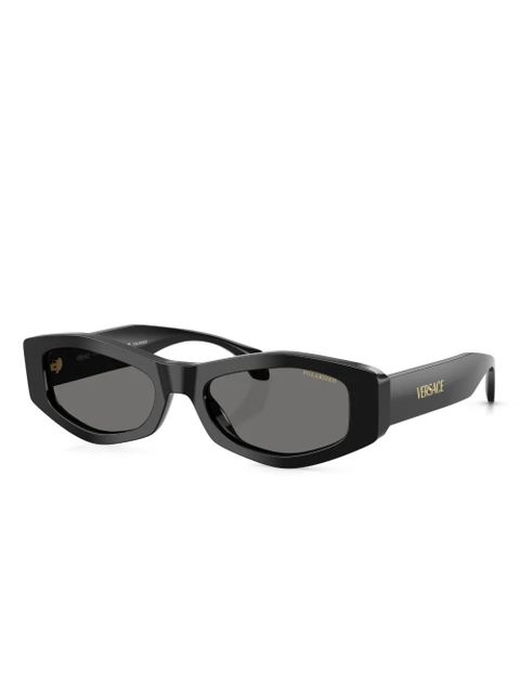 Versace Eyewear geometric-frame sunglasses - Black - zdjęcie produktu nr 2
